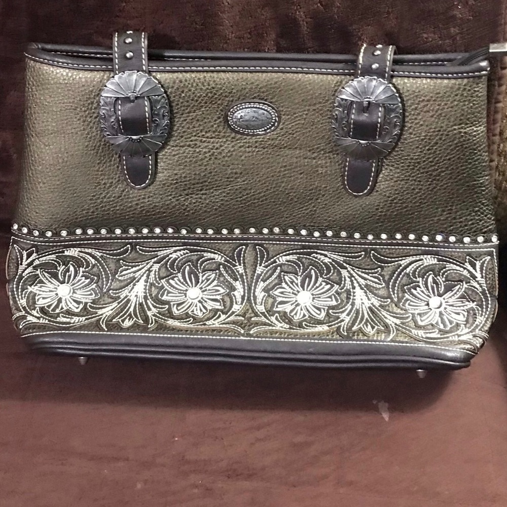 Olive handbag
